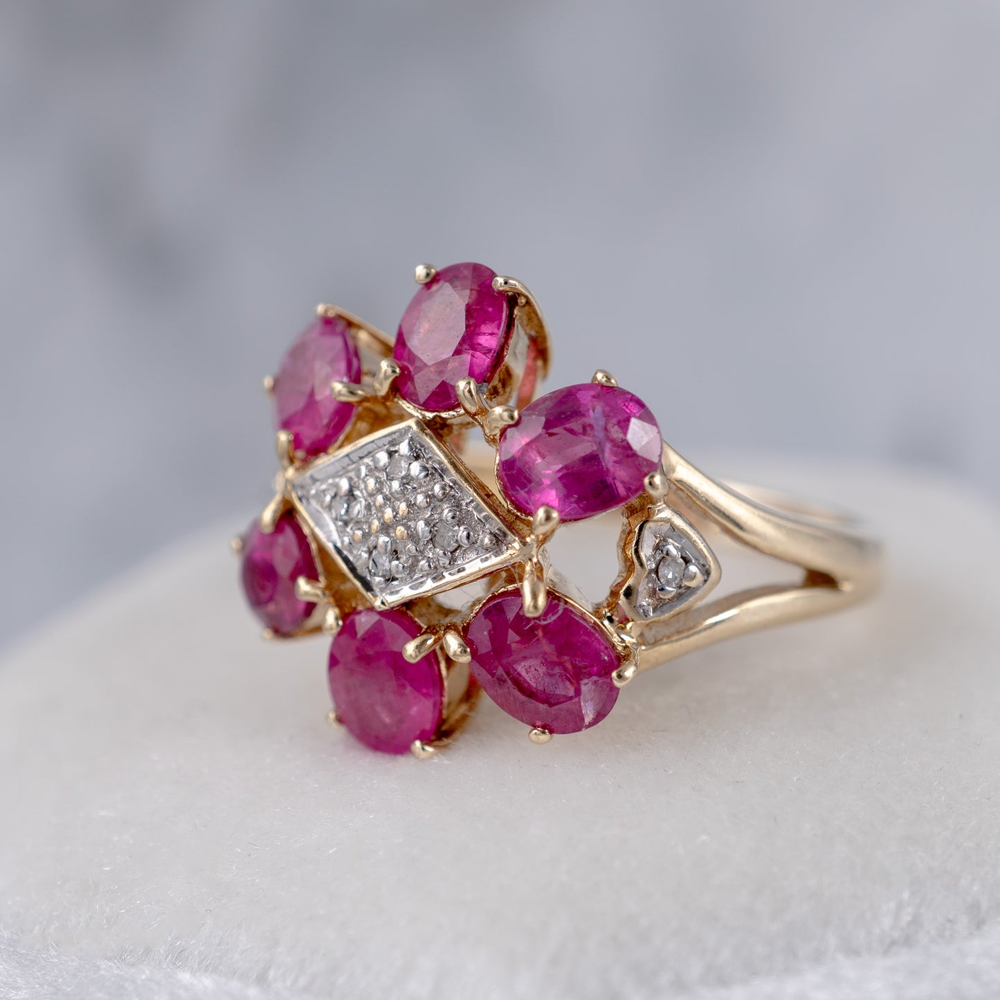 ruby ring uk hallmarks yellow gold