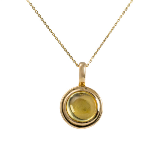 Lemon Quartz Gemstone Necklace - Hunters Fine Jewellery