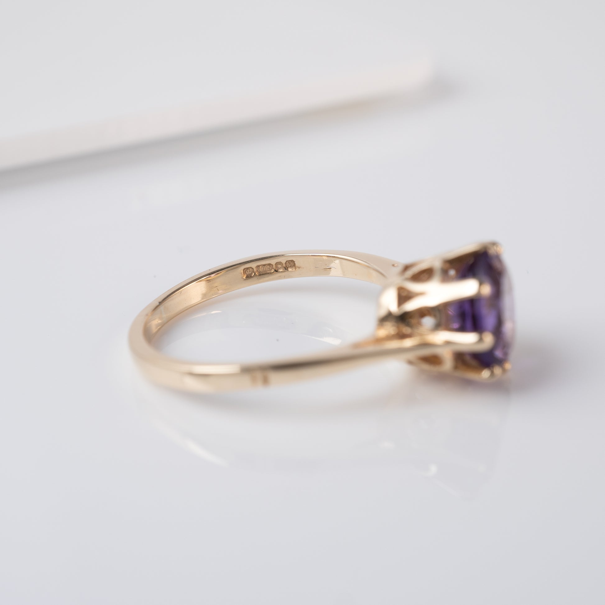Hallmark-Inside-Vintage-Amethyst-Ring-Shank