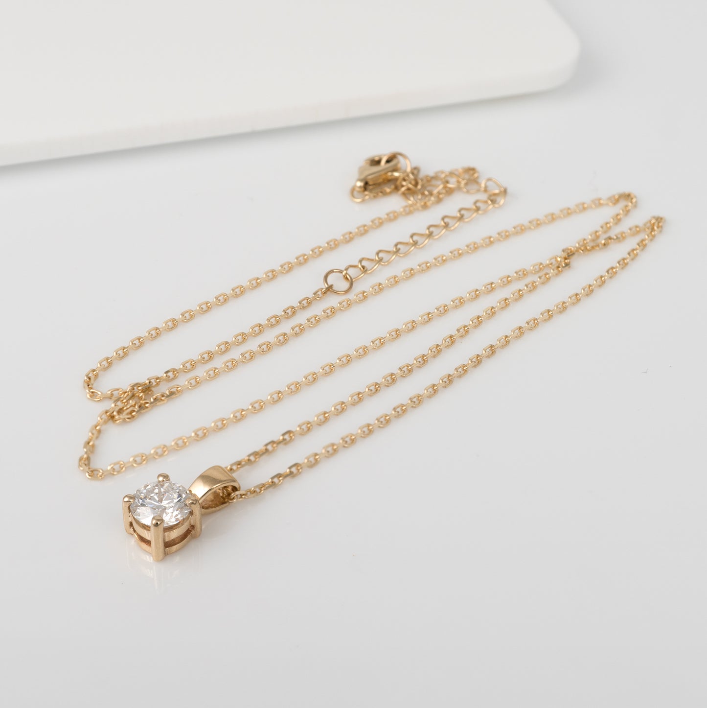 lab diamond pendant necklace with adjustable chain hunters fine jewellery
