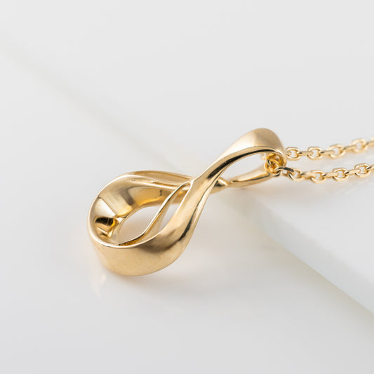 gold teardtop necklace hunters fine jewellery