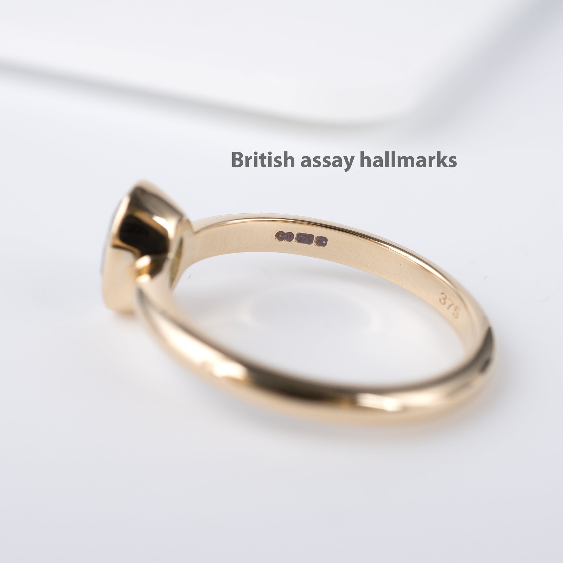 british hallmarked gold ring