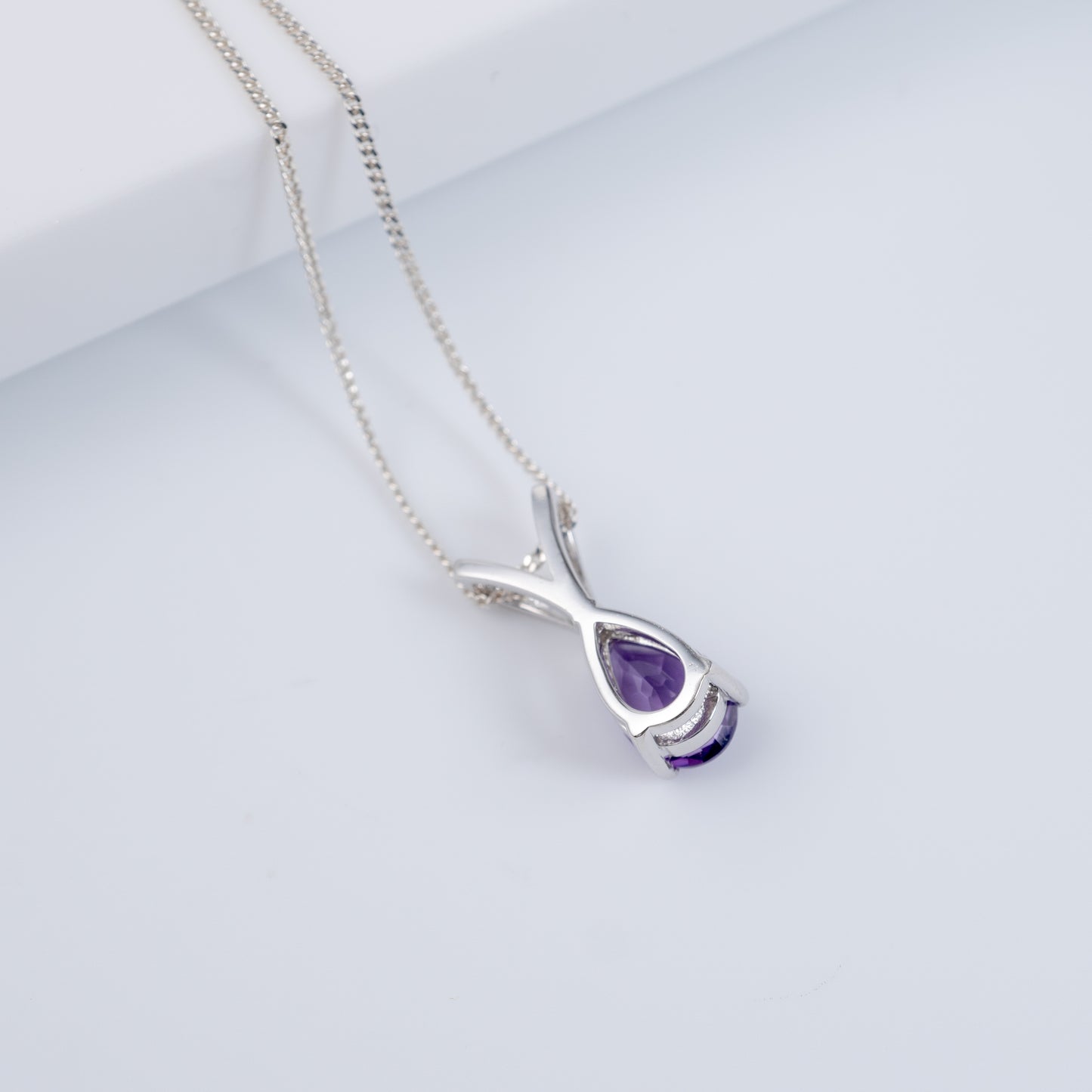 amethyst v bale necklace