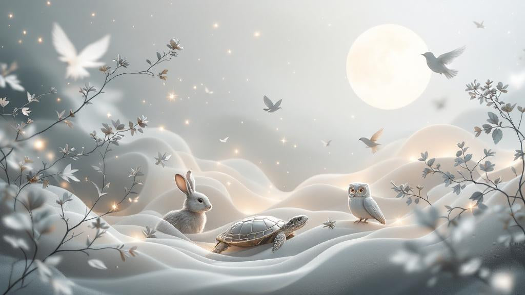 symbolic animals representing silver animal ornaments and miniature silver figurines