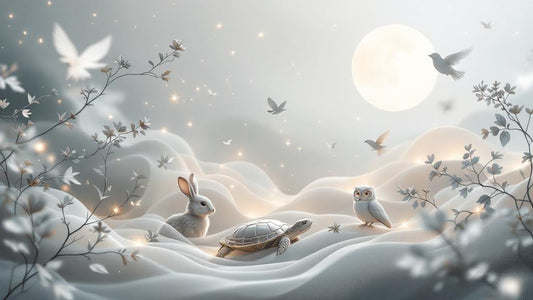 symbolic animals representing silver animal ornaments and miniature silver figurines