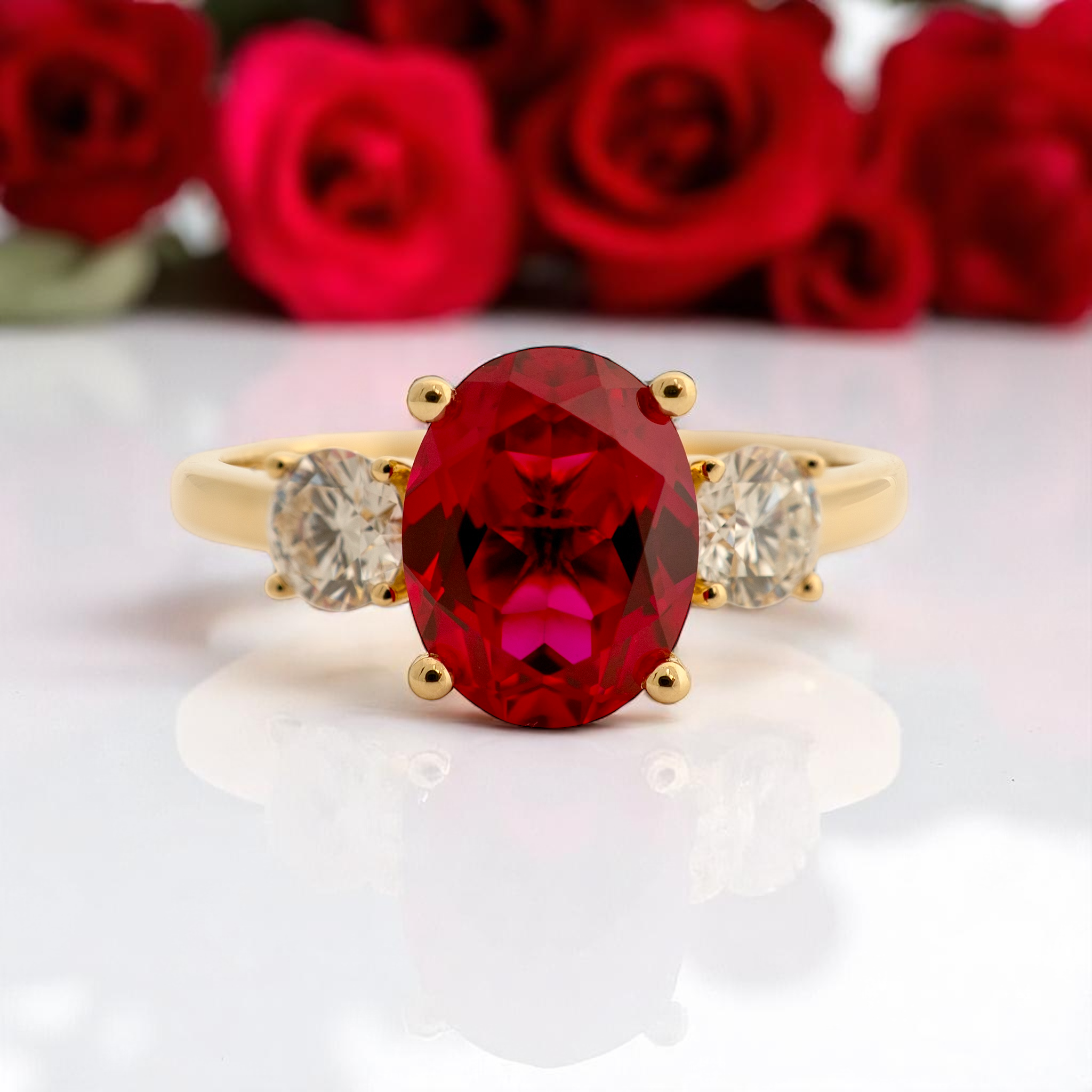 Lab Grown Ruby Jewellery | Ruby Rings and Engagement Rings