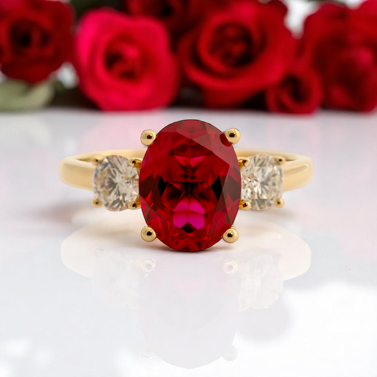 lab ruby ring
