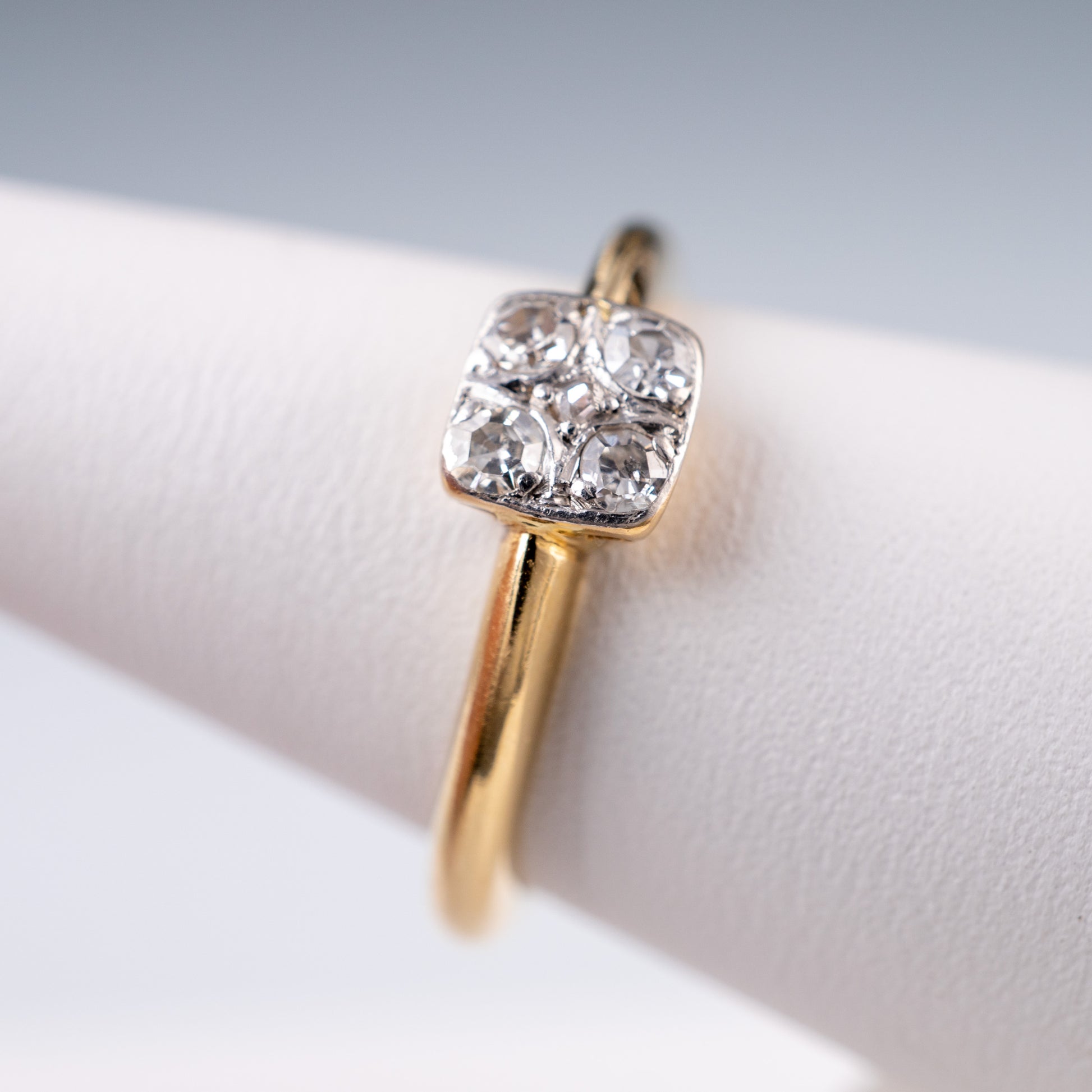 Vintage Five Stone Diamond Ring 18ct Gold - Hunters Fine Jewellery