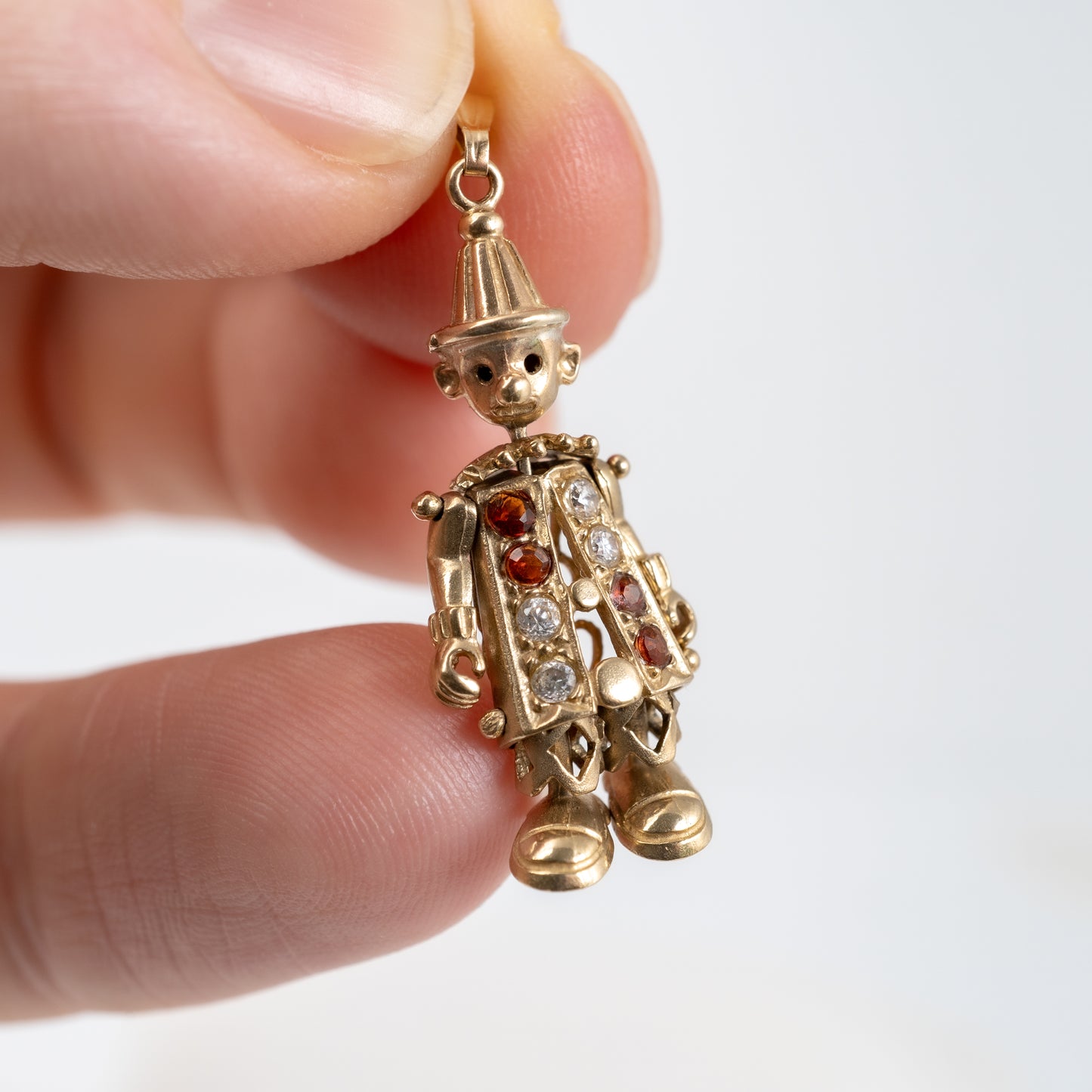 vintage clown necklace 