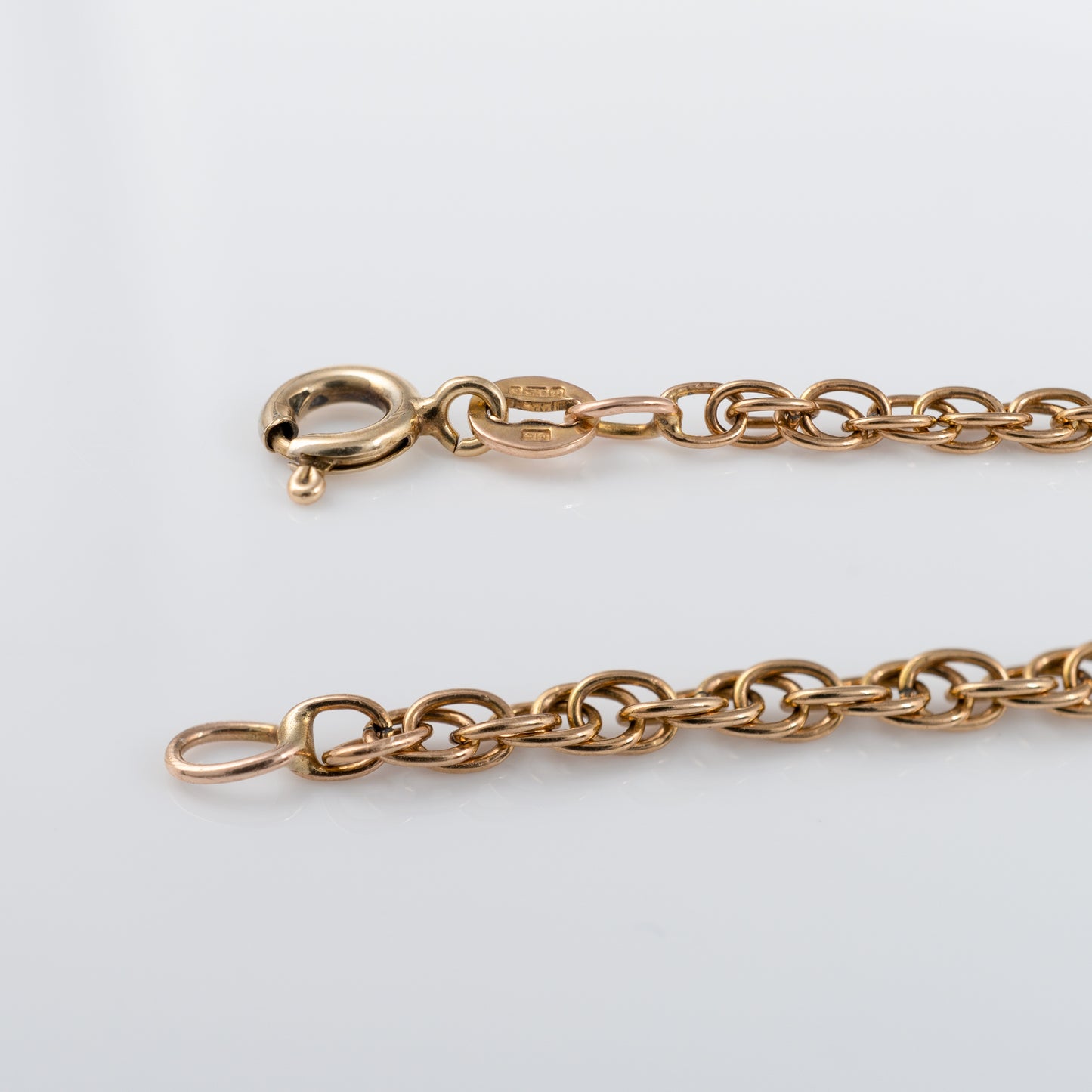 9ct Gold Fancy Rope Link Bracelet for Her