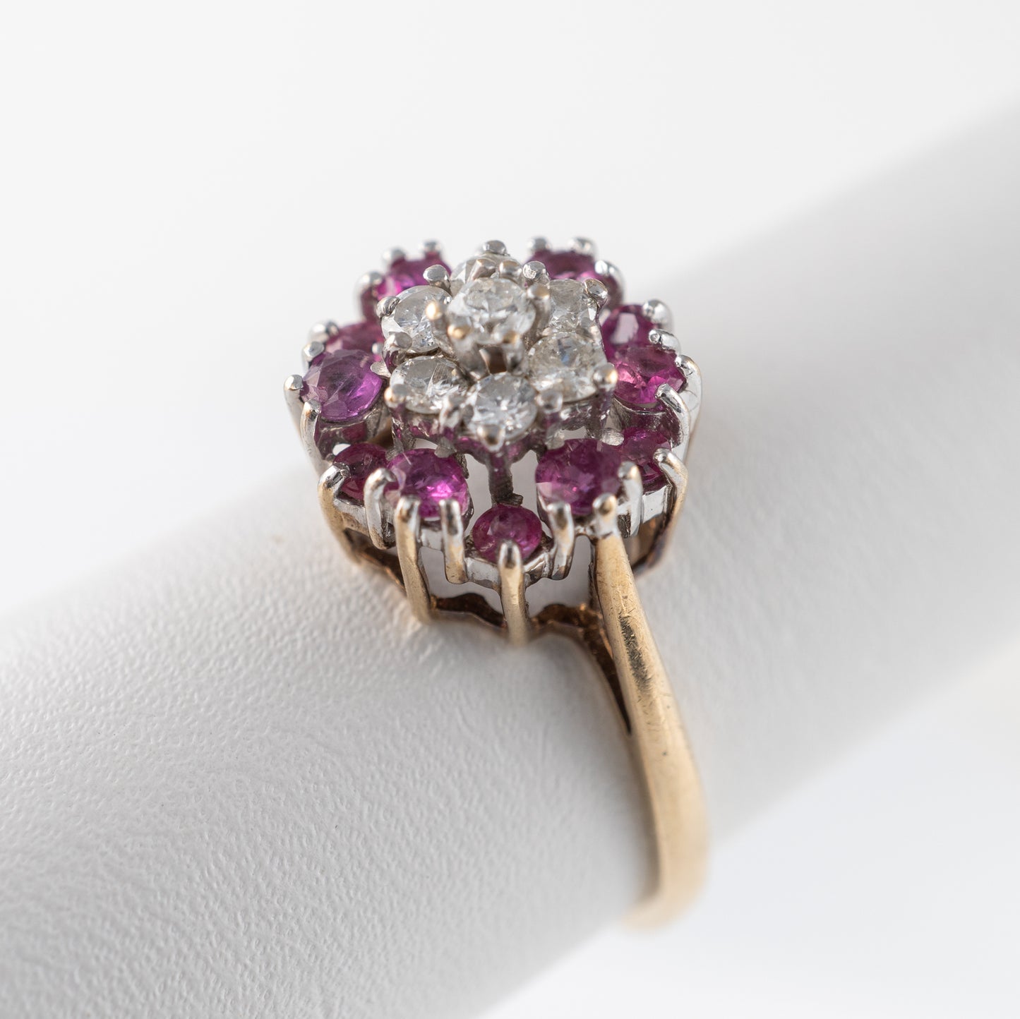 Ruby diamond Engagement Ring