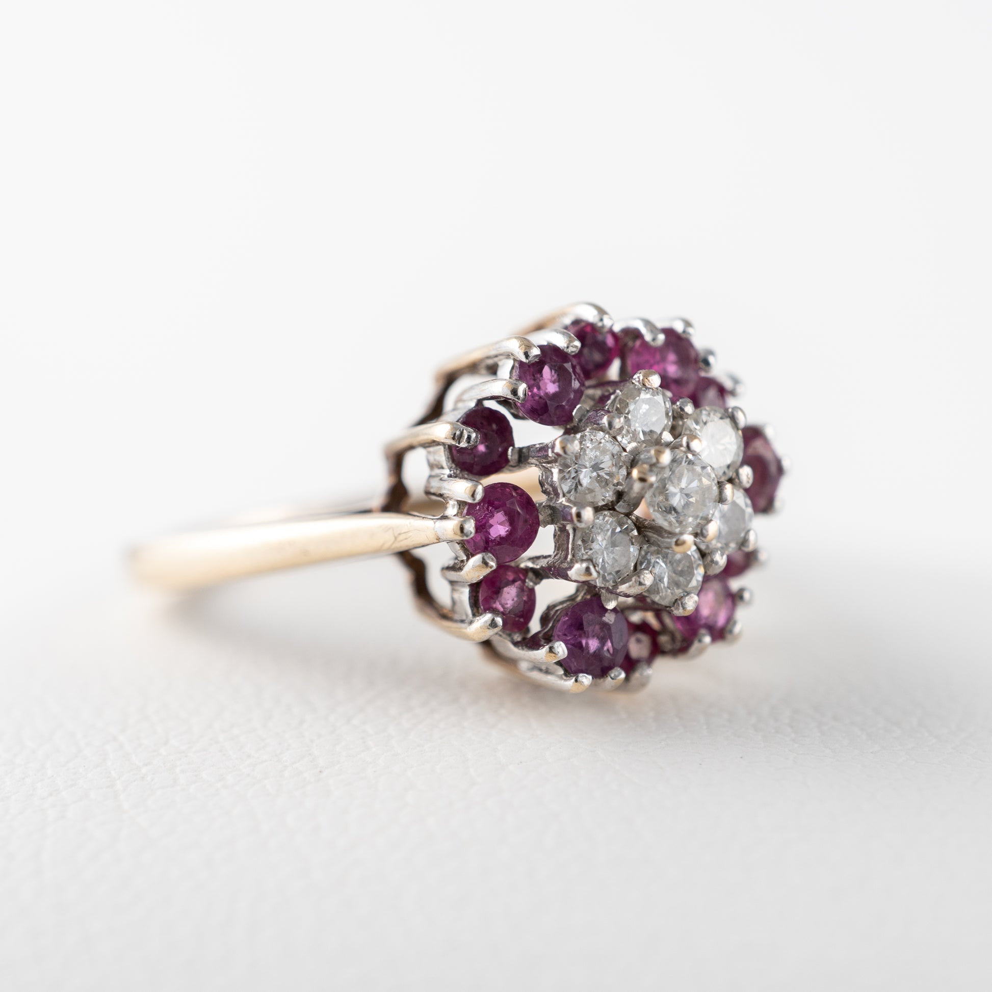 diamond ruby ring vintage 