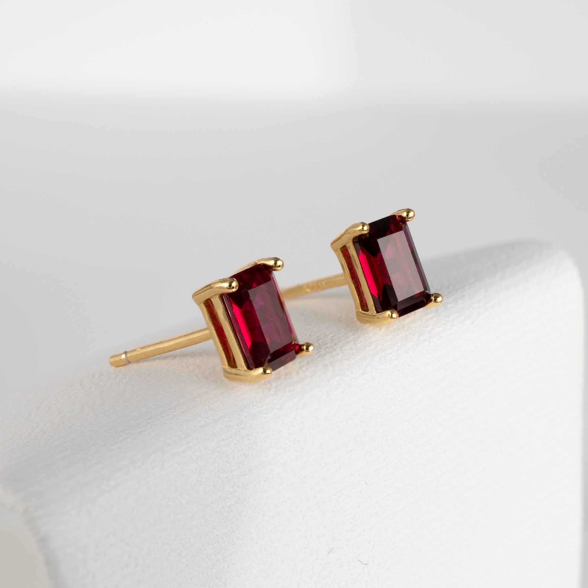 Gift-Ready Ruby Earrings for July Birthdays
