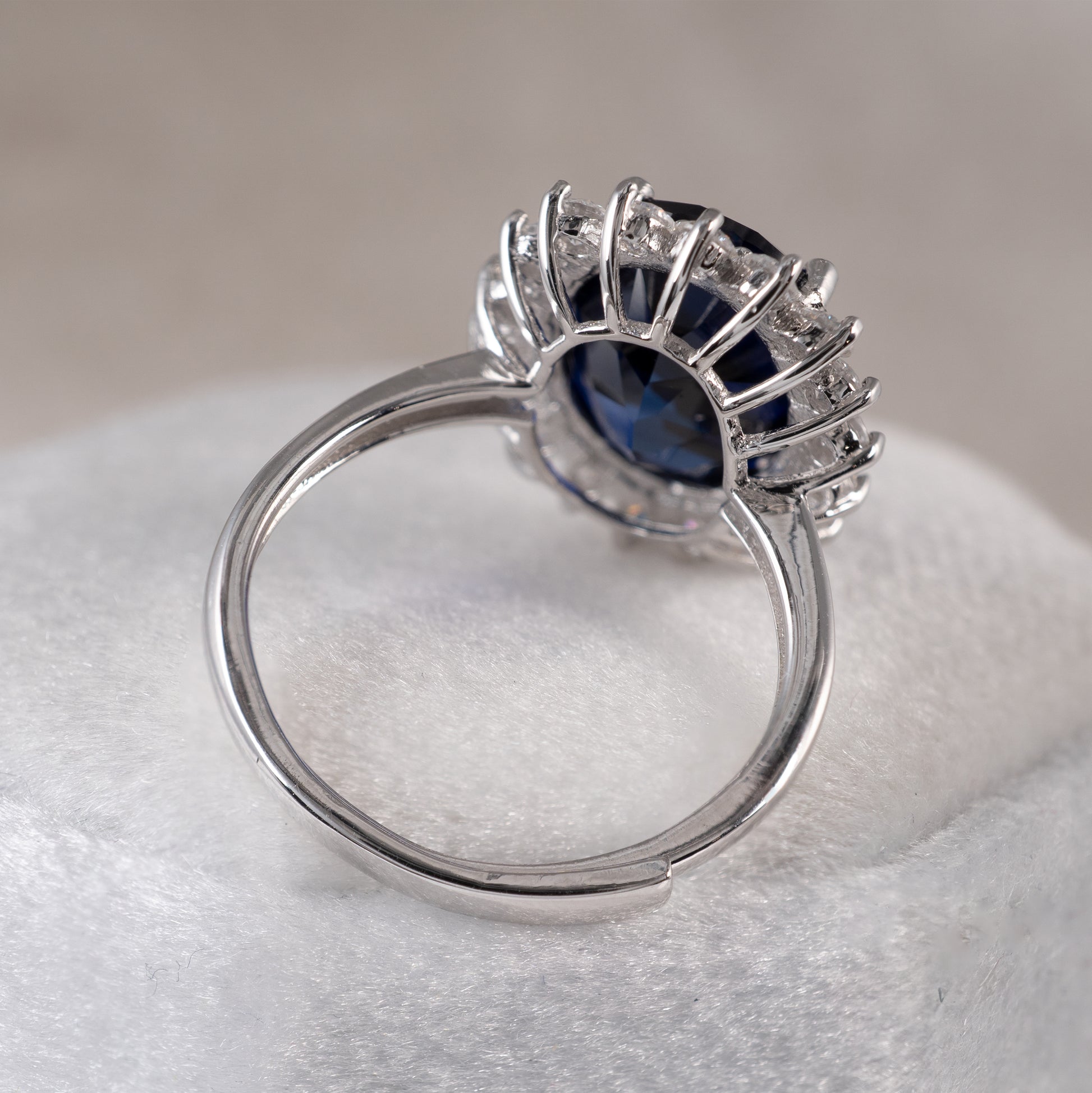 adjustable ring silver 