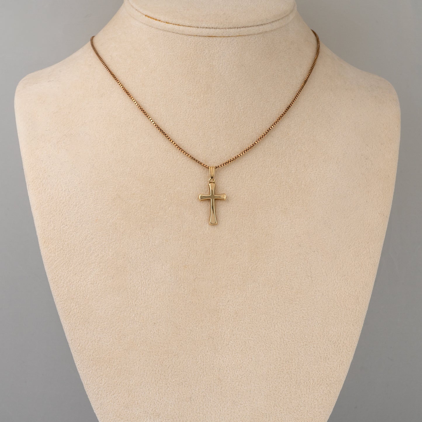 vintage gold cross necklace pendant