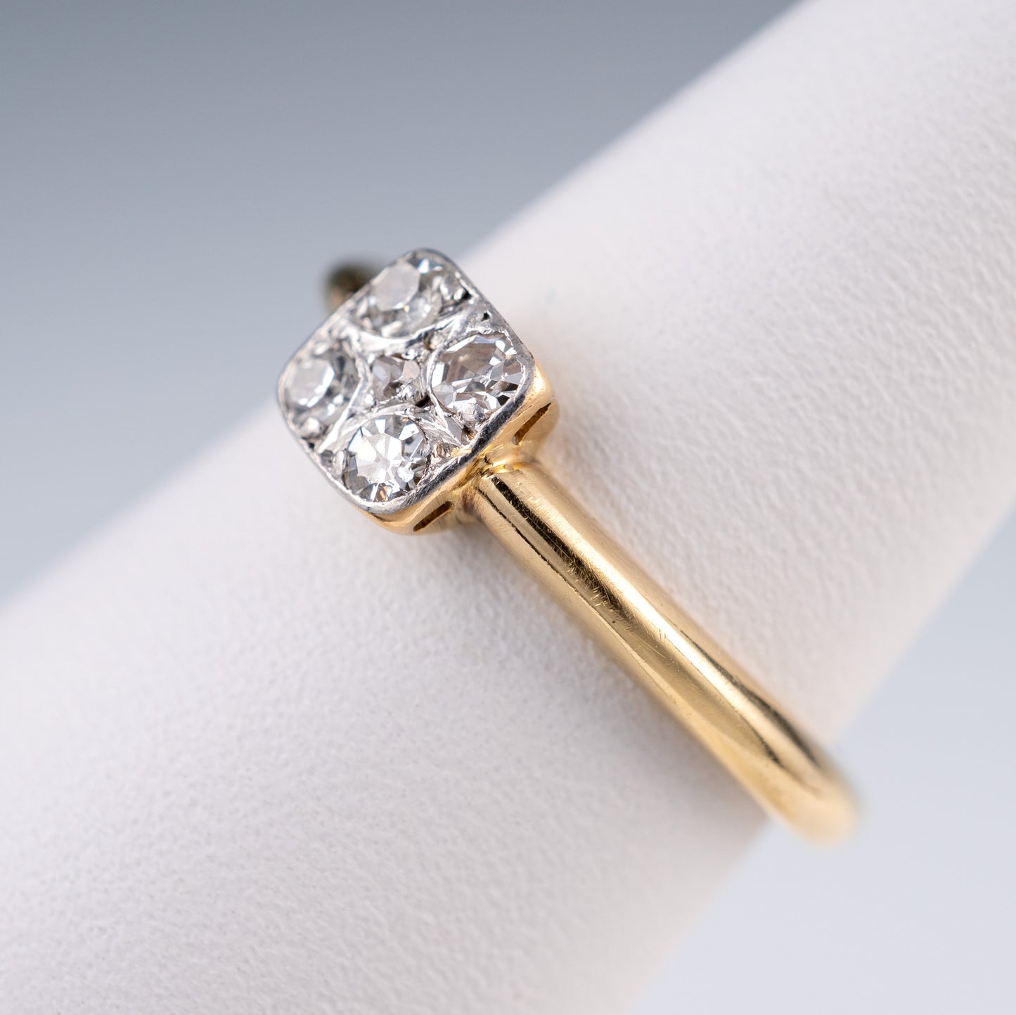 Vintage Five Stone Diamond Ring 18ct Gold - Hunters Fine Jewellery