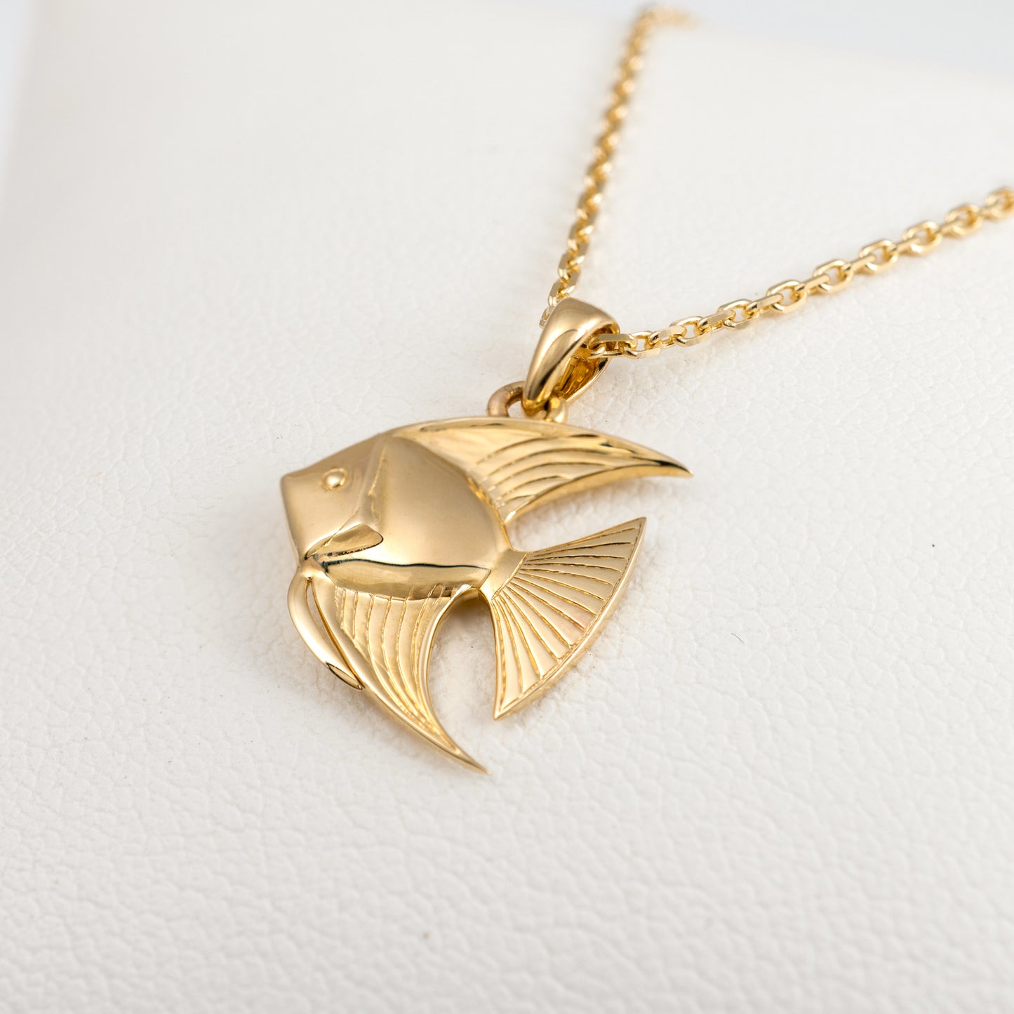 angelfish necklace pendant hunters fine jewellery