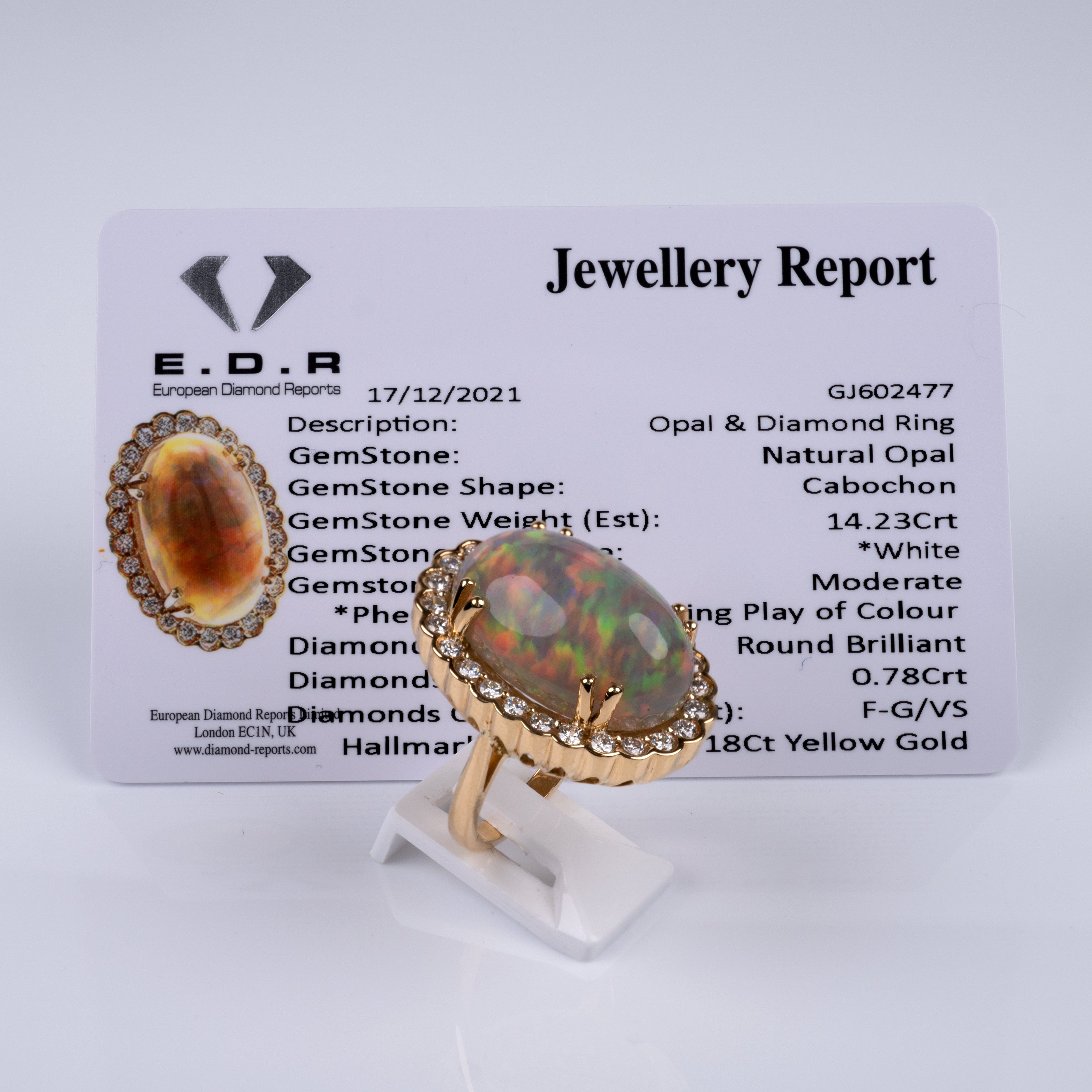 Ethiopian opal turned on sale yellow